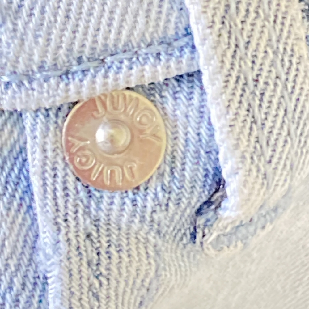 Juicy Couture Women's Distressed Denim Blue Jeans, Size 8 - Effortless Cool - Picture 4 of 15